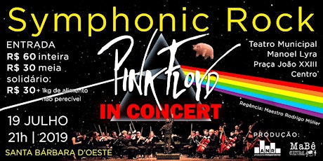 Imagem principal do evento Symphonic Rock - Pink Floyd In Concert