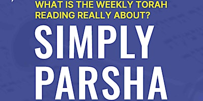 Simply Parsha with Rabbi Avrohom Czapnik primary image