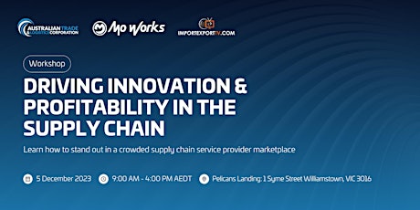Mo Works x ATLC: Driving Innovation & Profitability In The Supply Chain primary image