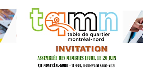 Assemblée des membres de la Table de Quartier de Montréal-Nord