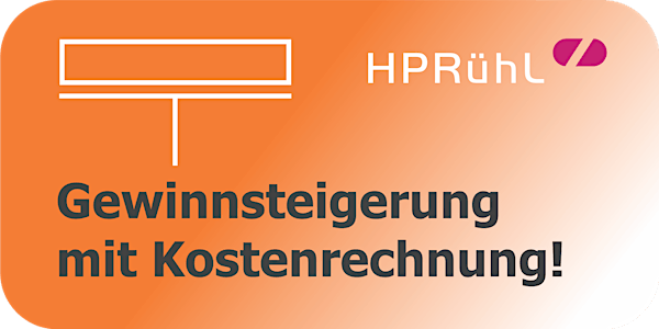 Gewinnsteigerung mit Kostenrechnung!