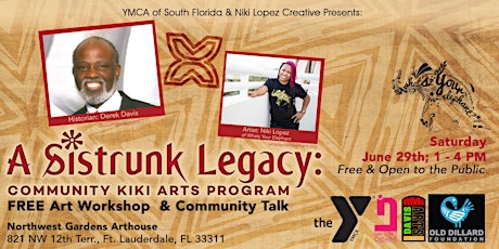 YMCA & Niki Lopez Creative Presents: FREE Art Workshop & Community Talk w/ Derek Davis primary image