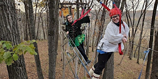 Primaire afbeelding van Trick-or-Treetops Halloween High Ropes 2024