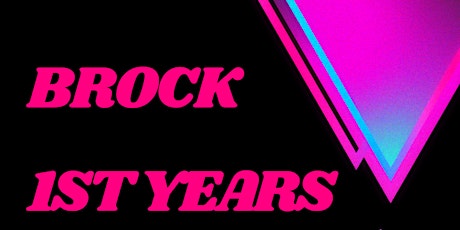 Hauptbild für BROCK  1st Years