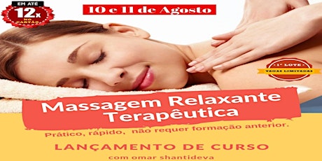 Imagem principal do evento Massagem Relaxante Terapêutica