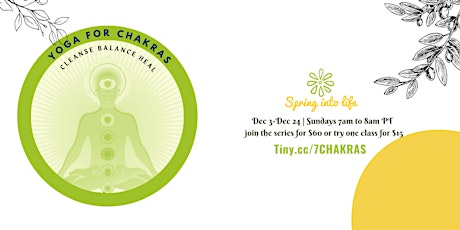 Yoga for Chakras (Online PT) primary image