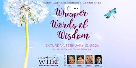 Imagen principal de WINE: Women's Conference: "Whisper Words of Wisdom"