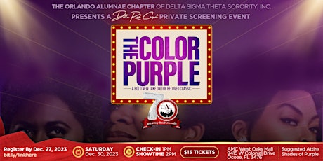 The Color Purple | Orlando Alumnae Chapter Delta Red Carpet Premiere primary image