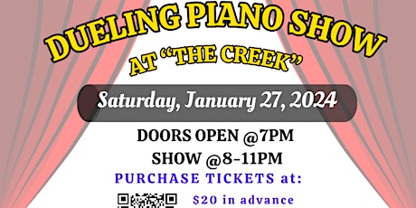 Dueling Piano Show At "The Creek" primary image