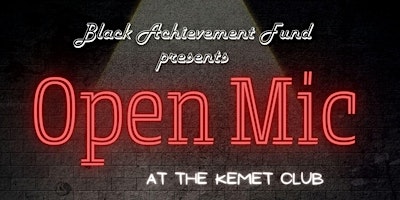 Hauptbild für Cancelled This Month: Open Mic at The Kemet Club for March 2024