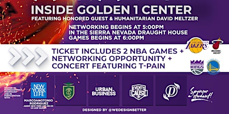 NBA Summer League for a Cause + Networking mixer @ Golden1 Project Optimism primary image