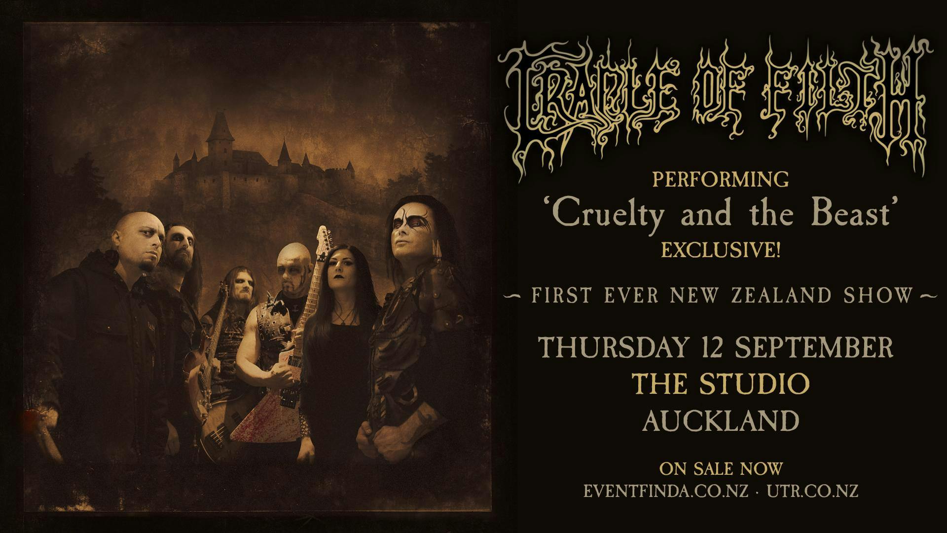 Cradle of Filth Exclusive NZ Show