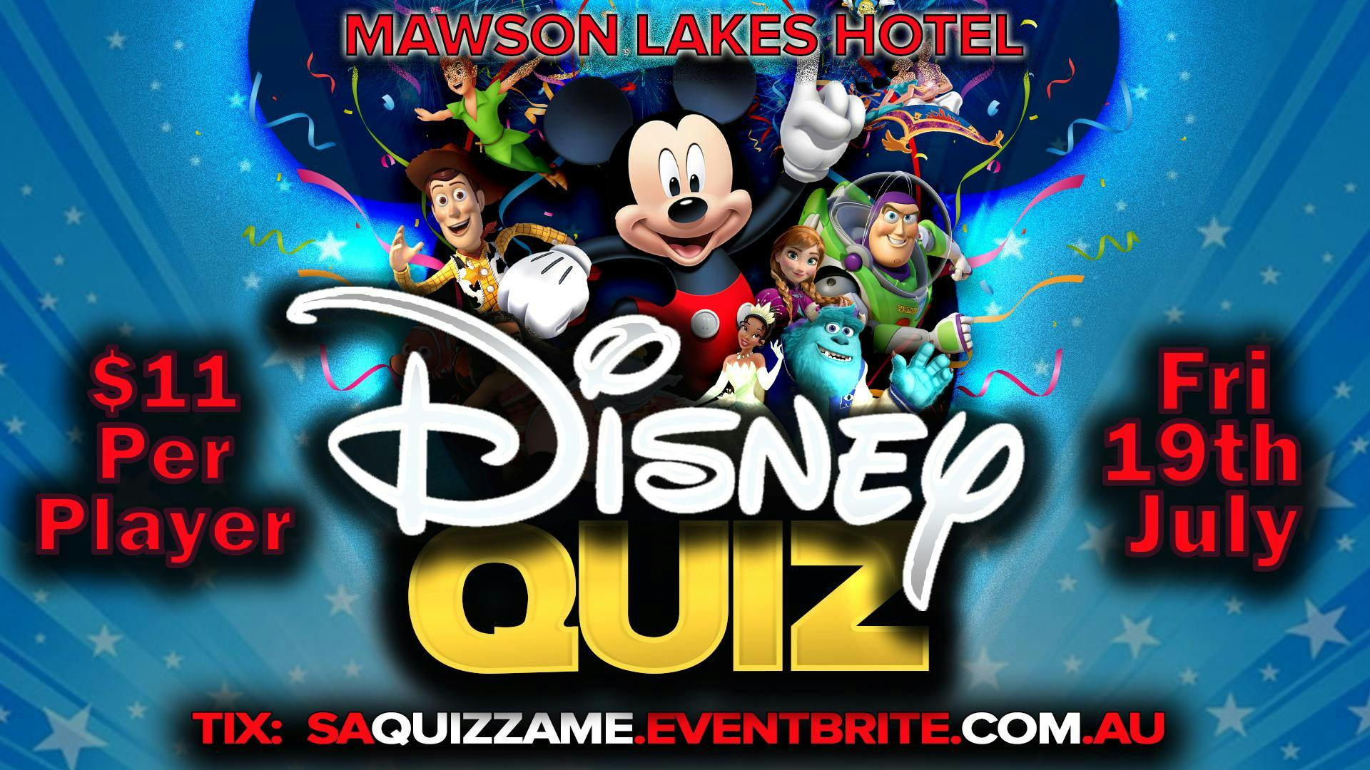 Mawson Lakes Disney Trivia
