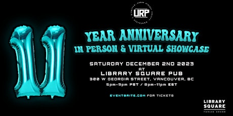 URP Radio 11 Year Anniversary Showcase  primärbild