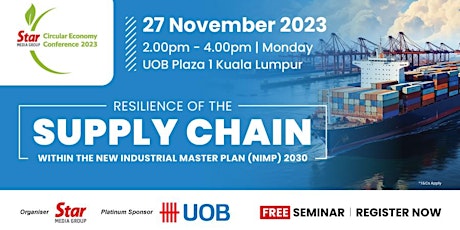 Image principale de Post CEC 2023 Seminar: Resilience of the Supply Chain within NIMP 2030