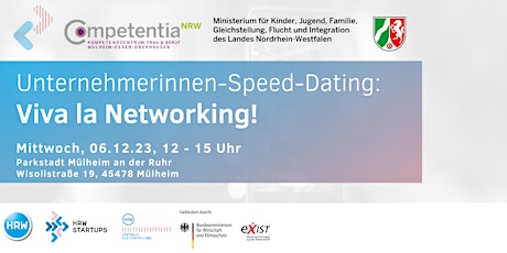 Hauptbild für Unternehmerinnen-Speed-Dating: Viva la Networking!