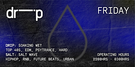 Imagen principal de Drip Singapore Presents Chambers Presale Fri 19/4