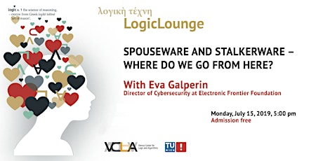 Hauptbild für LogicLounge with Eva Galperin: Spouseware and Stalkerware - Where Do We Go From Here