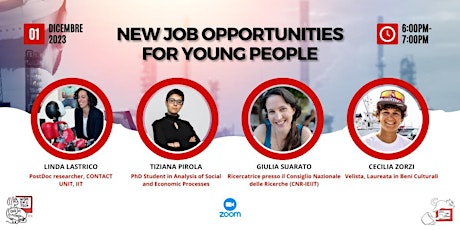 Immagine principale di New job opportunities for young people 