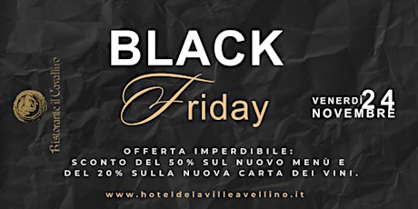 Black Friday Ristorante Il Cavallino - Avellino  primärbild