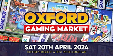 Imagem principal do evento Oxford Gaming Market - 20th April 2024