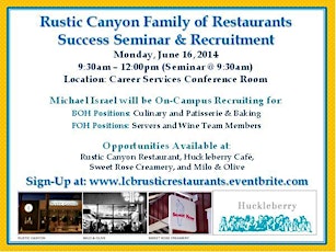 Rustic Canyon Family of Restaurants primary image