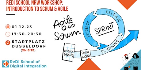 Imagem principal do evento ReDI School NRW - Introduction to Agile & Scrum