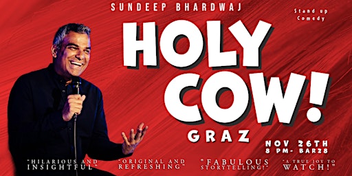 HOLY COW!  - Sundeep Bhardwaj | Standup Comedy | Graz primary image