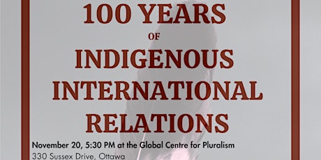 100 Years of Indigenous International Relations primary image