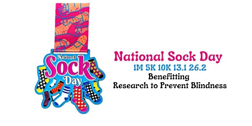 Hauptbild für National Sock Day 1M 5K 10K 13.1 26.2-Save $2