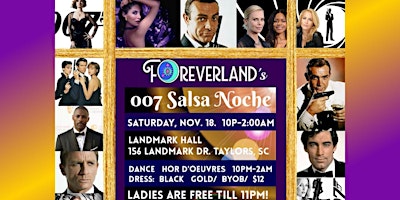 Imagem principal do evento 007 Salsa Dance - A Foreverland Latin Dance