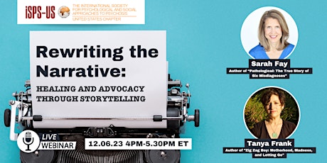 Rewriting the Narrative: Healing and Advocacy Through Storytelling primary image