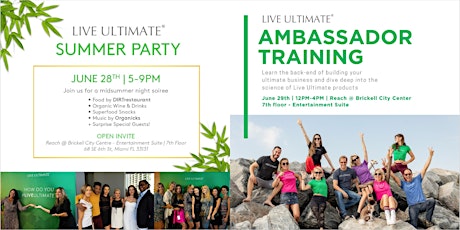 LIVE ULTIMATE SUMMER PARTY & TRAINING primary image
