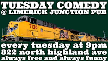 Primaire afbeelding van Tuesday Comedy at Limerick Junction Pub