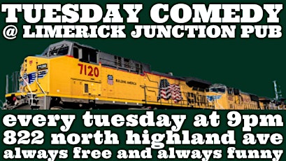 Tuesday Comedy at Limerick Junction Pub