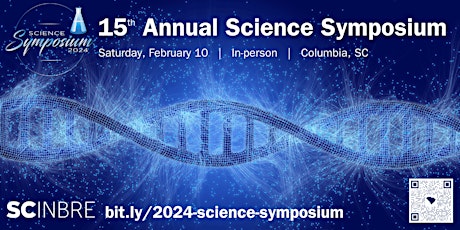 Primaire afbeelding van 2024 SC INBRE 15th Annual Science Symposium