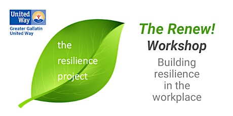 The Renew! Workshop - Building resilience in the workplace primary image