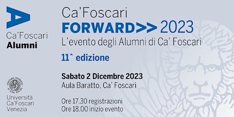 Ca' Foscari Forward 2023 primary image