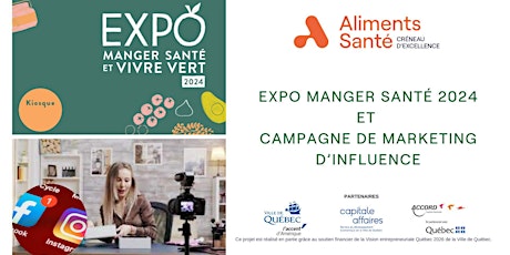 Imagen principal de Expo Manger Santé et campagne de marketing d’influence