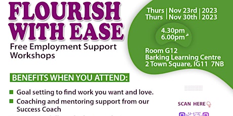 Flourish With Ease - Employment Support Workshops primary image