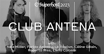 SUPERHOST – CLUB ANTENA – Intimate listening and dancing experience primary image