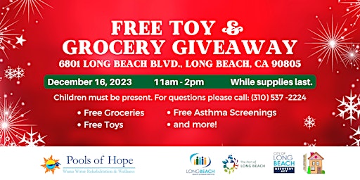 Free Toy & Grocery Giveaway primary image