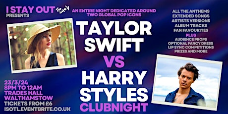Taylor Swift vs Harry Styles Club Night - Walthamstow primary image