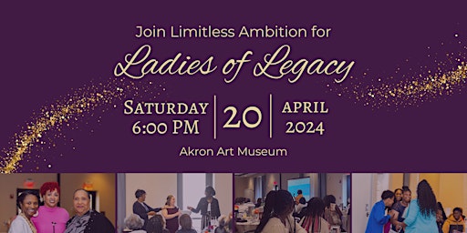 Primaire afbeelding van 9th Annual Ladies of Legacy Fundraising Gala 2024