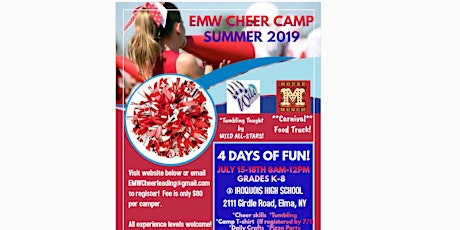 EMW Cheer Camp Summer 2019 primary image