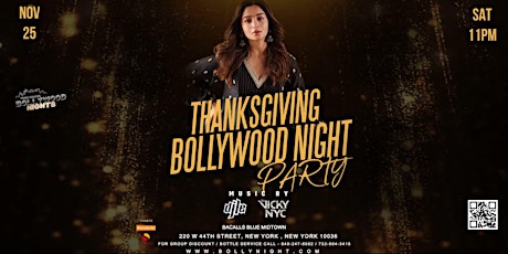 Thanksgiving Bollywood Night  Desi Saturdays@ Times Square primary image