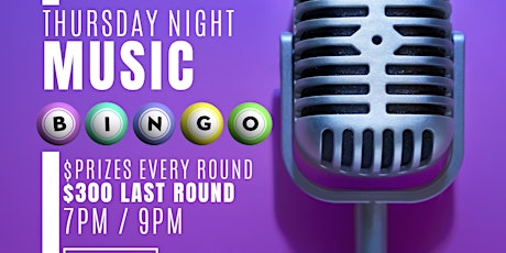 Thursday Night Music Bingo