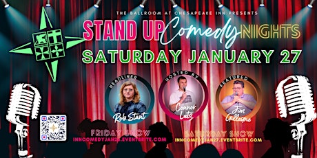 Immagine principale di *SATURDAY SOLD OUT* Stand Up Comedy Show - Sat. January 27th 