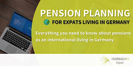Investment Seminar: Securing your future self!  Pension plan for Expats primary image
