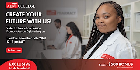 Pharmacy Assistant Online Course in Canada - Info Session (FREE) primary image